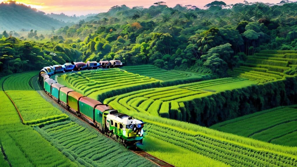 Special Train Service for Farmers and Traders Launches in Indonesia