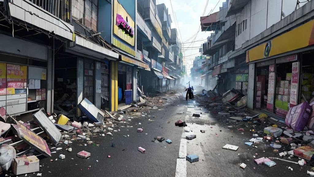 Indomaret Looted in Sibolga Amid Natural Disaster and Blocked Aid Routes