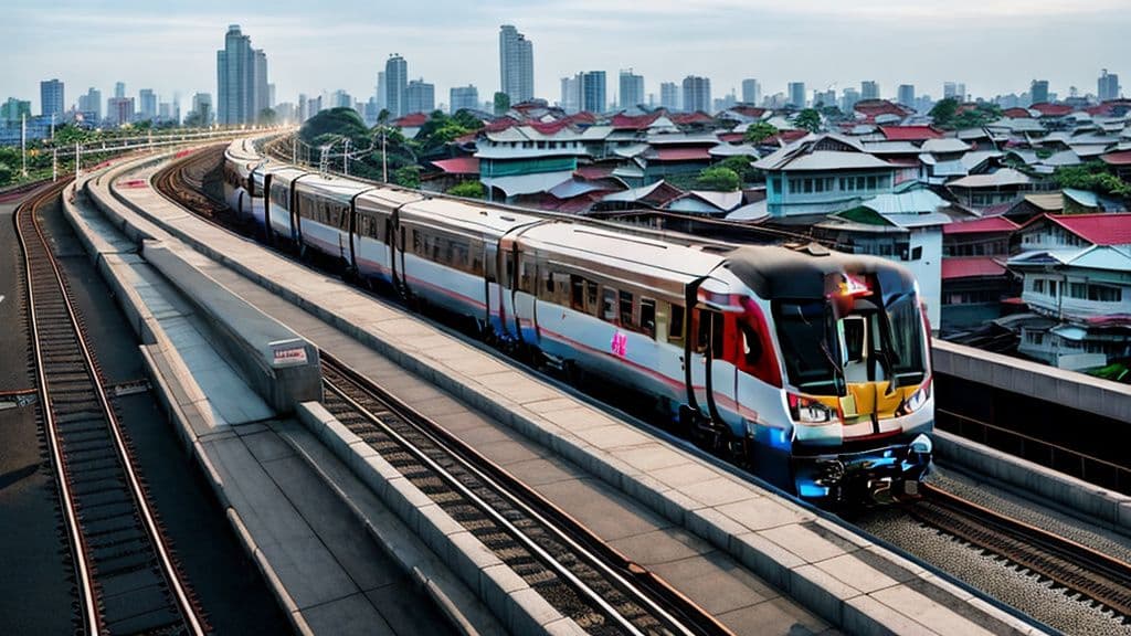 11 Chinese-Made KRL Trains Now Operating in Jabodetabek