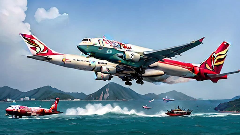 Emirates Cargo Plane Crashes into Sea During Landing in Hong Kong