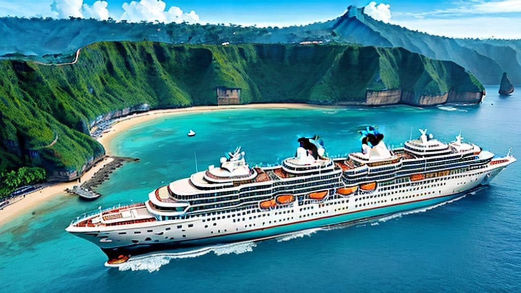 Two Luxury Cruise Ships Dock at Bali's Benoa Port, Bringing Over 2,000 Tourists