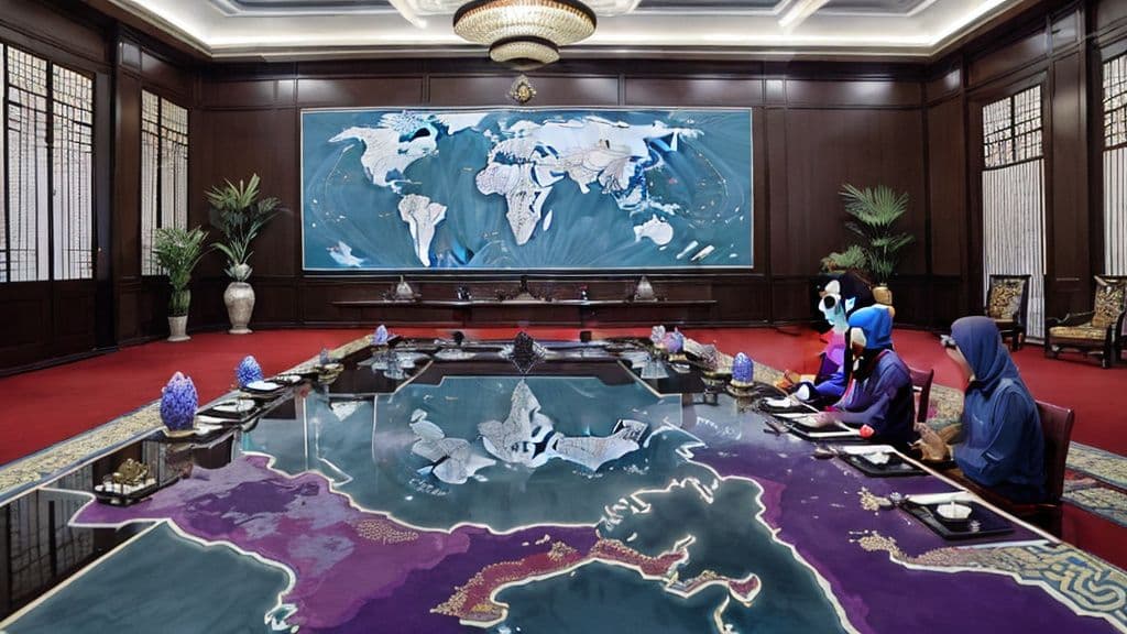 Indonesian President Prabowo Subianto Holds High-Level Meeting at Kertanegara Residence