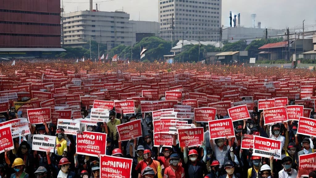 Indonesian Labor Unions Reject New Wage Regulation Signed by President Prabowo