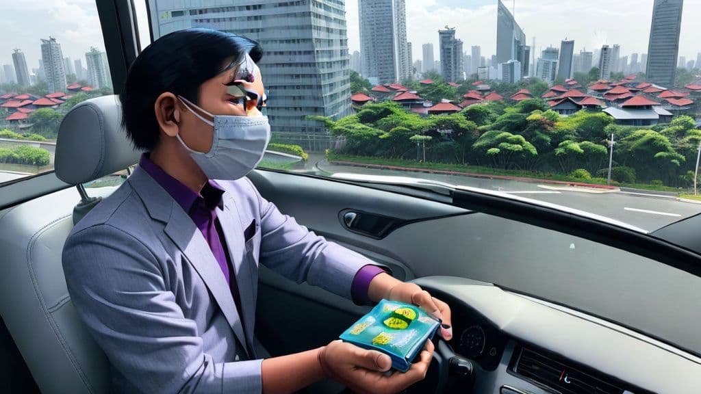 Government Distributes Affordable Food Packages to Online Motorcycle Taxi Drivers Ahead of Holidays