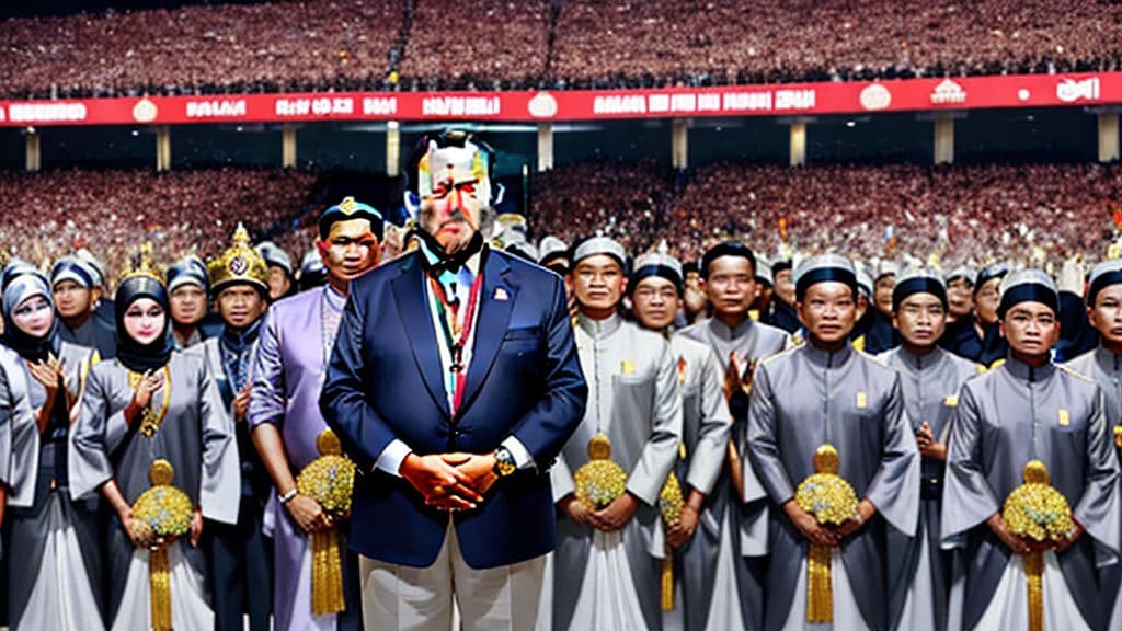 Prabowo Praises Indonesian Athletes' 91 Gold Medals at SEA Games 2025, Announces Rp1 Billion Bonus