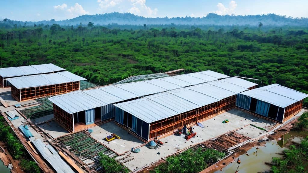 State-Owned Construction Companies Collaborate on Temporary Housing Project in Aceh Tamiang