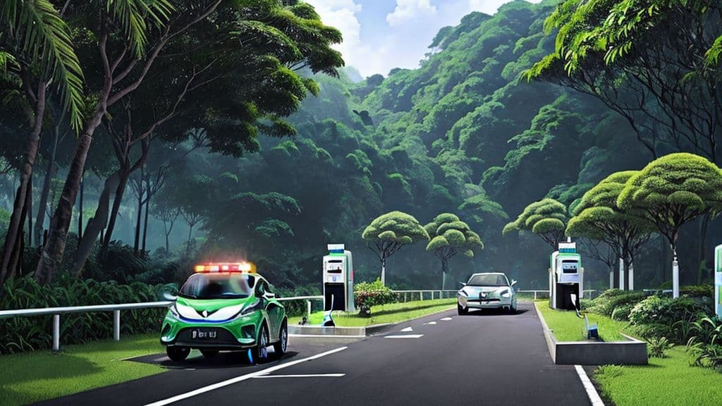 107 EV Charging Stations Now Available on Java Trans Toll Road for Holiday Travel