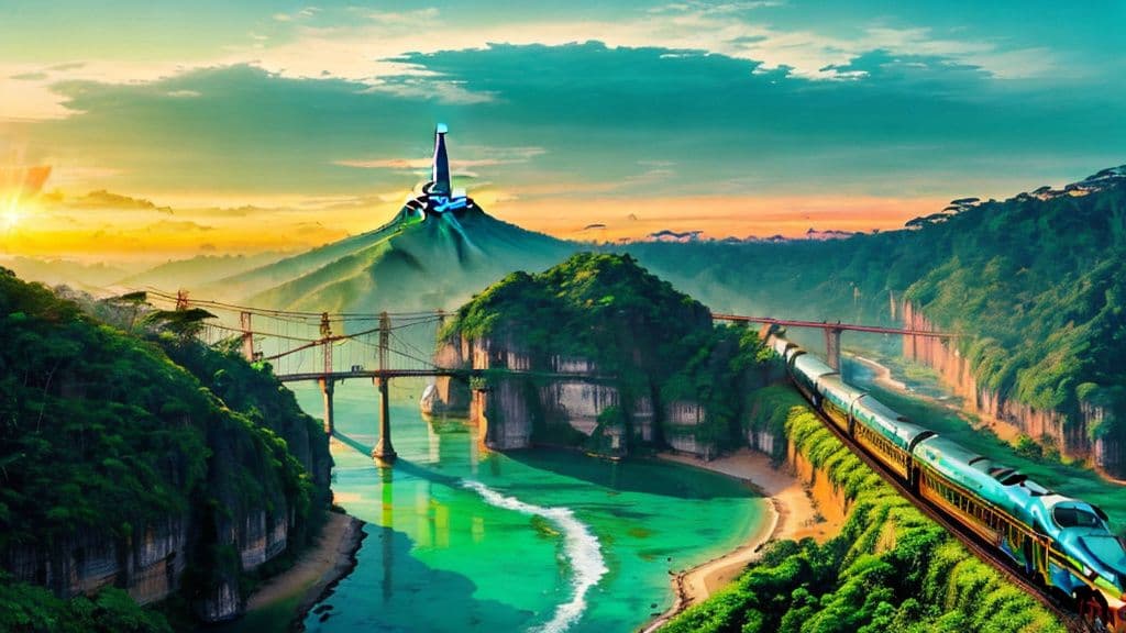 7,000 Malaysian Tourists Ride Whoosh Train During New Year's Holiday