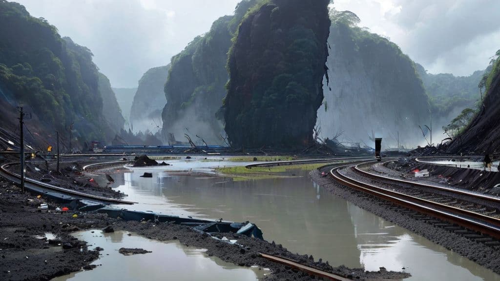 Aceh Rail Line Damaged by Floods and Landslides, Repairs to Begin in January 2026