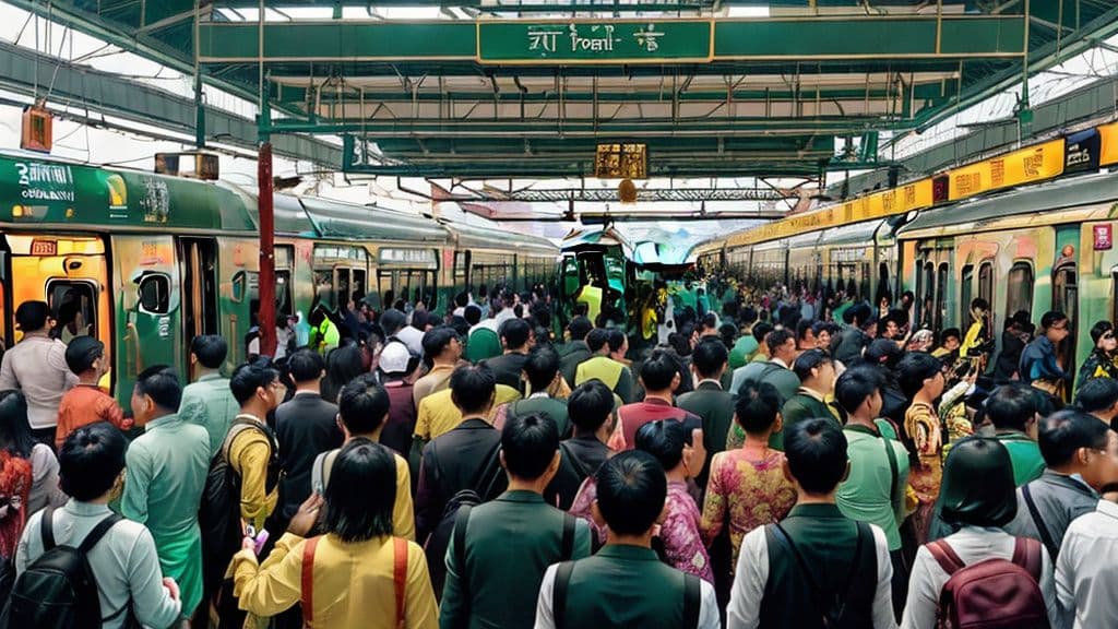 KRL Commuter Line Sees 6% Rise in Ridership During Nataru Holiday