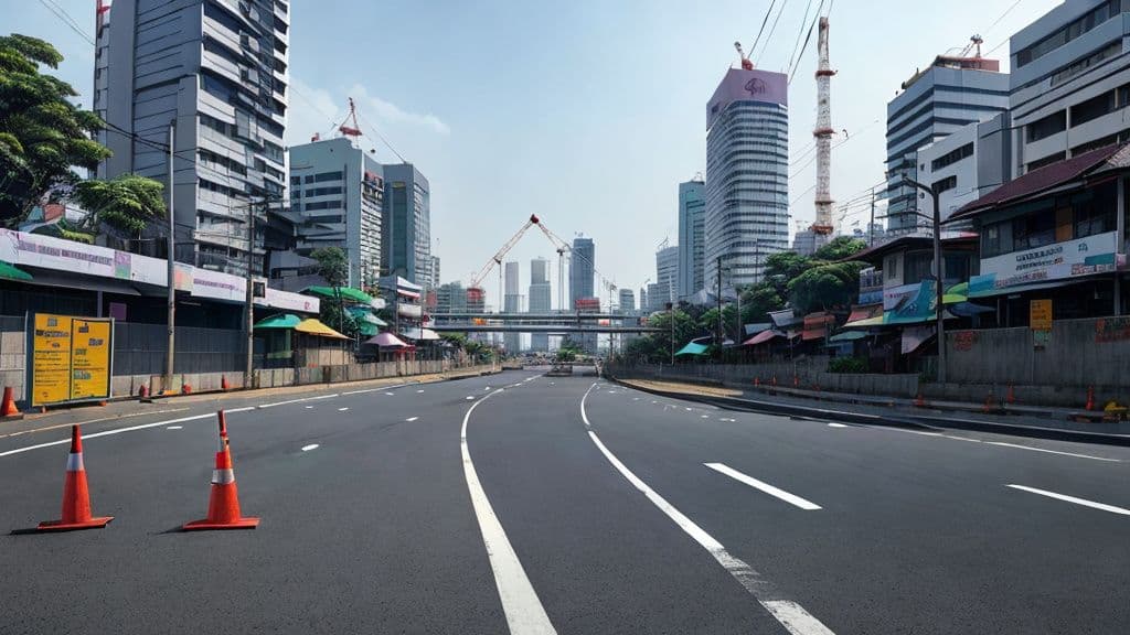 Jakarta MRT Phase 2A Project Implements Traffic Management from January 10, 2026