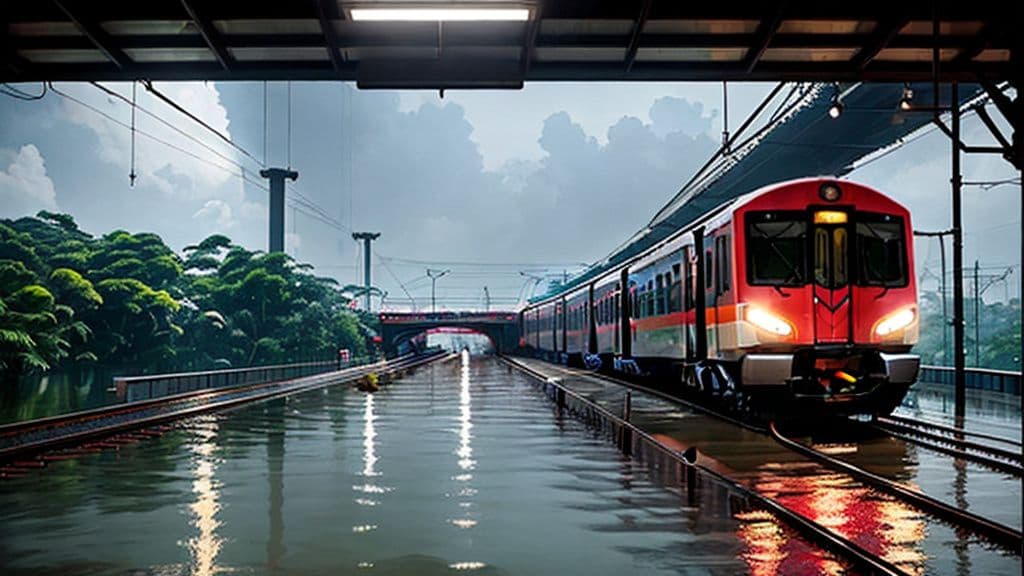 KRL Commuter Line Resumes Operations After Flood Disruption