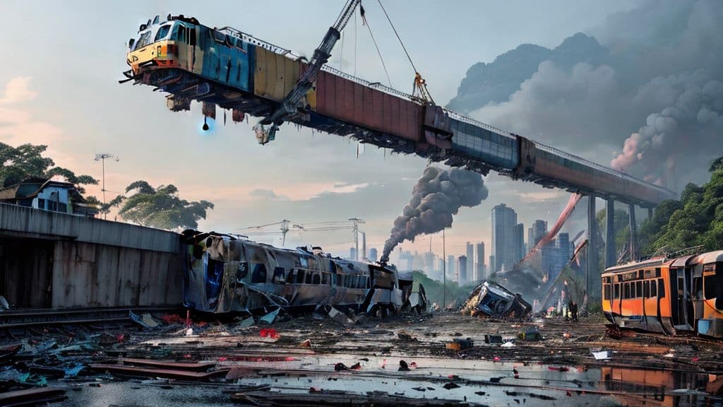 Thailand Train Accident: Crane Collapse Kills 22 Passengers