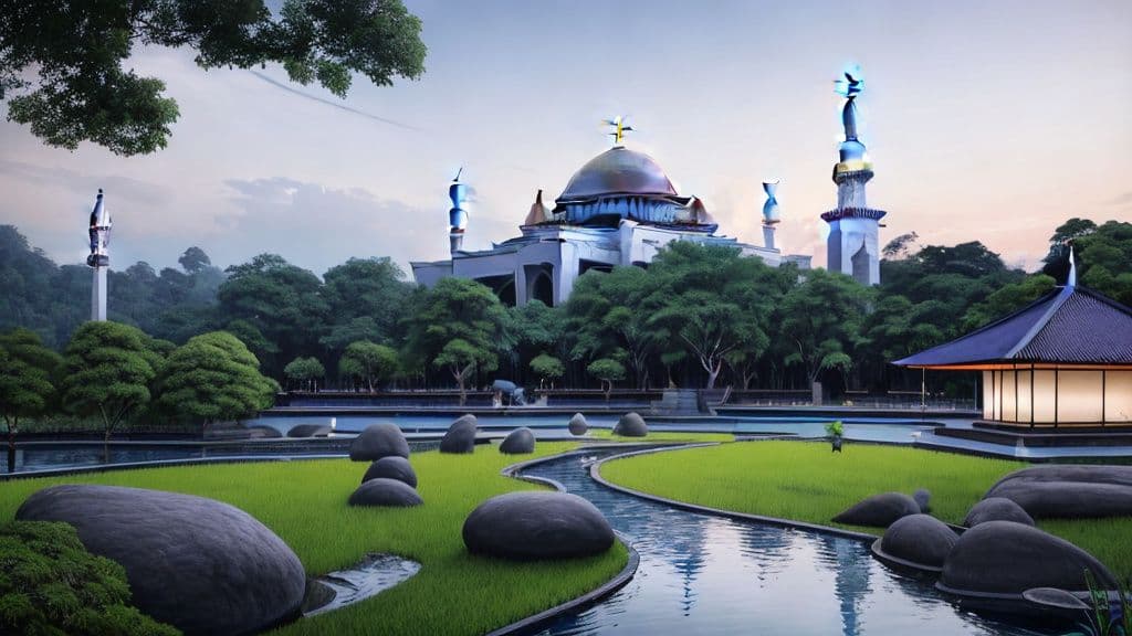 BNI Cleans Darul Aman Mosque After Floods in Agam