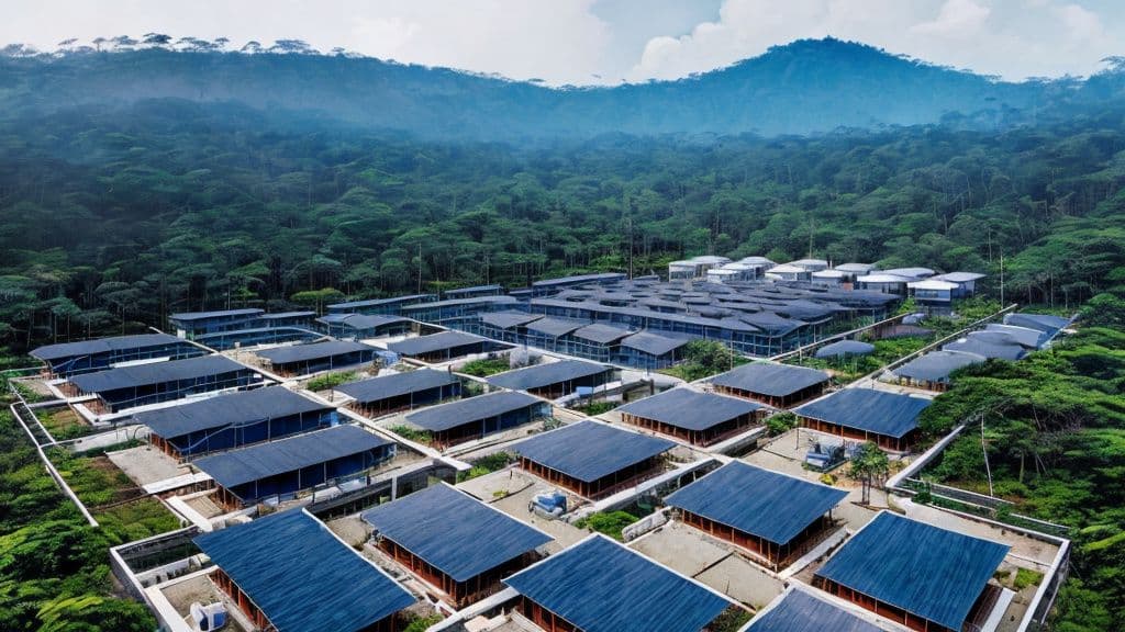 Nindya Karya Builds 200 Temporary Houses in South Tapanuli