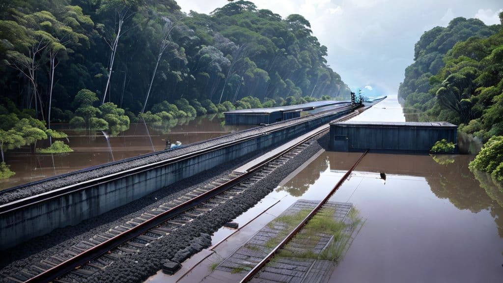 KAI and Kemenhub Respond to Flood Disruptions in Rail Operations